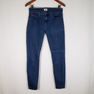 Flawed Hudson Nico Midrise Super Skinny Size 28  Medium Wash Denim
